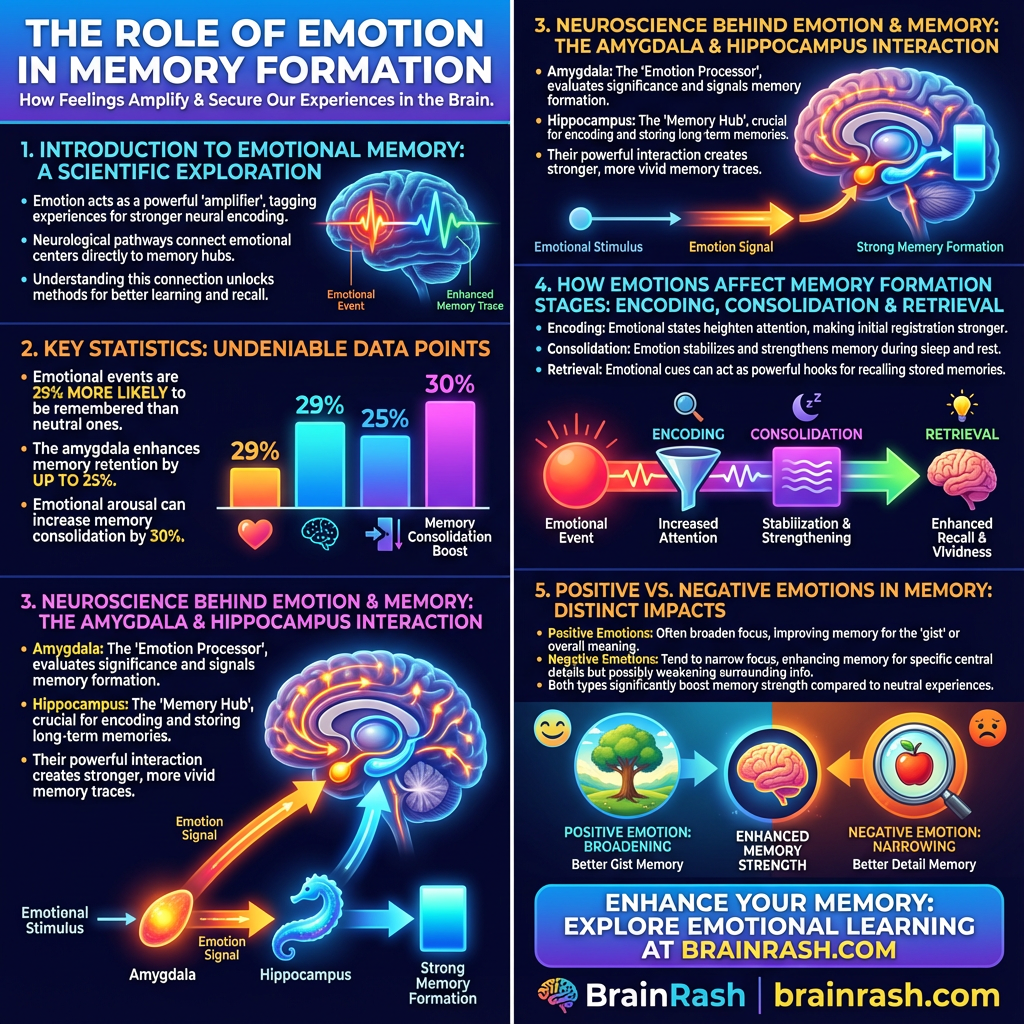 The Role of Emotion in Memory Formation | Blog | BrainRash